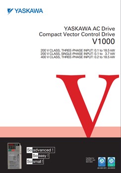 AC DRIVE COMPACT VECTOR CONTROL DRIVE V1000